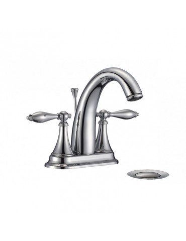 Jüri, polished chrome basin faucet