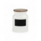 Med. storage jar with chalk label