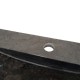 Sardinia black 19.7", polished marble sink