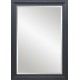 Miroir rectangulaire noir