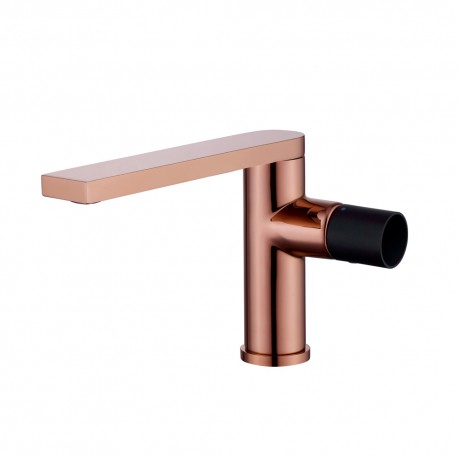 Otso, rose gold and black sink faucet