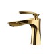 Kuta, Polished gold basin faucet
