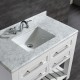 Single basin vanity. 42"