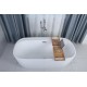 Volos black 59", freestanding bathtub