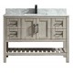 Manille 48" Antique Grey, Solid wood