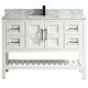 Manille 48" White, Solid wood