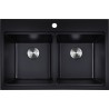 Granito, dual mout kitchen sink of 33"