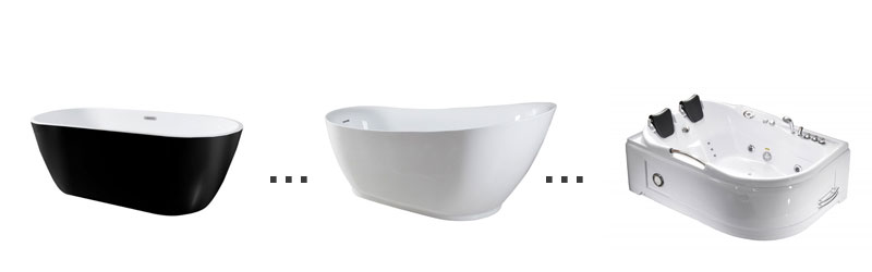 Freestanding, whirlpool, reduced mobility baths and more