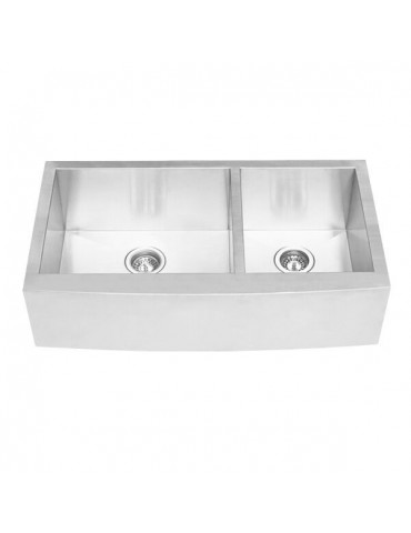 Cantina 33 '' 70/30, stainless steel undermount kitchen sink