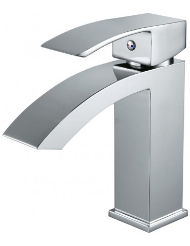 Déméter, Polished chrome basin faucet