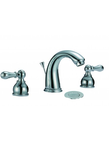 Vella, Polished chrome basin faucet