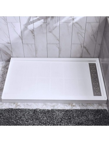 Xénon 48×36”, right drain, SMC Shower base