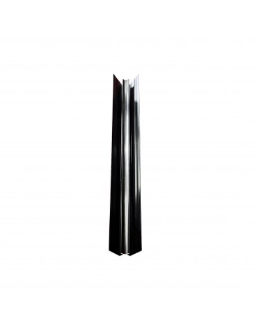 Molding 4mm for pvc shower wall, black color
