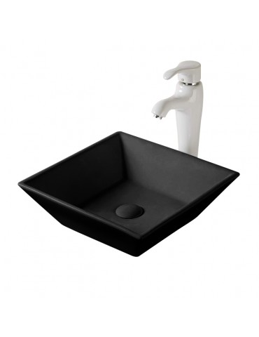 Wakato, Porcelain sink matte black